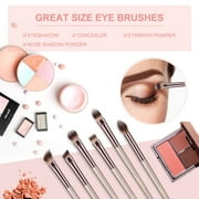 BESTOPE USTAR Makeup Brushes, Conical Handle Professional Premium Synthetic Makeup Brush Set Kit With Case Bag for Blending Foundation Powder Blush Eyeshadow,14 Count