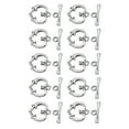 thumbnail image 3 of Jewelry Accessory,20Pcs OT Toggle Buckle Stainless Steel OT Toggle Clasps OT Necklace Clasps Ultra Responsive, 3 of 14