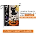 thumbnail image 4 of Halloween Garden Flag, Halloween Decor Ghost Cat Boo Yard Flag 12.5x18 Double Sided Holiday, Halloween Garden Flags Pumpkin Signs Home Decorations Rustic Welcome Outdoor Decorative Farmhouse, 4 of 6