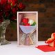thumbnail image 5 of Caja regalo romántica de ramo de jabón de rosas - 5 rosas jabones, decoración de bodas y hogar, arreglo floral duradero, 5 of 5