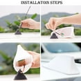 thumbnail image 4 of Car Shark Fin Antenna Cover, Universal Car Shark Fin Antenna AM/FM Radio Signal Roof Aerial, Car Decoration Antenna Cover, Car Radio Base Replacement Accessories, 4 of 7