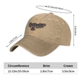 thumbnail image 6 of LNWH Baseball Cap, Adjustable Size for Running Workouts and Outdoor Activities All Seasons, Glass Owl Animal - Natural, 6 of 8