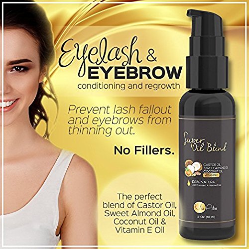 Pure Castor Oil Best Hair Growth Oil Blend For Eyelashes