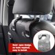 thumbnail image 3 of Ganchos para reposacabezas del asiento trasero del coche, soporte para bolso de coche, accesorios de interior de coche brillantes para mujeres y hombres, paquete de 4 (blanco), 3 of 5