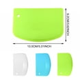 thumbnail image 2 of BPPEG 1 Pcs Hard Bench Scraper,Dough Scraper,Dough Cutter with Versatile Usage,Plastic Bench Scraper,Bowl Spatula,Kitchen Pastry Cutter Tool for Bread Dough Pastry Pizza Baking Cake, 2 of 7