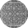 thumbnail image 1 of Ahgly Company Indoor Round Persian Gray Traditional Area Rugs, 3' Round, 1 of 1