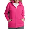 by Hanes Women's Plus-Size EcoSmart Fleece Zip Hoodie Jacket