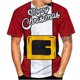 thumbnail image 2 of Camiseta con escote para hombre Patrón impreso en 3D de Navidad Manga corta Pompotops  oipoqjl2337, 2 of 4