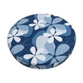 thumbnail image 6 of Uemuo Flower Pattern Round Bar Stool Seat Covers Washable Stool Cushion Slipcover Elastic Bar Chair Covers-13 inch, 6 of 7