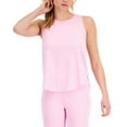 thumbnail image 2 of ID Ideology Womens Birdseye Mesh Tank Top Pink Stone XS, 2 of 2
