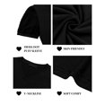 thumbnail image 3 of Coferset Summer Womens Tops V Neck T Shirts Swiss Dot Puff Sleeve Tops Loose Casual Tshirts Blouses for Women, 3 of 7