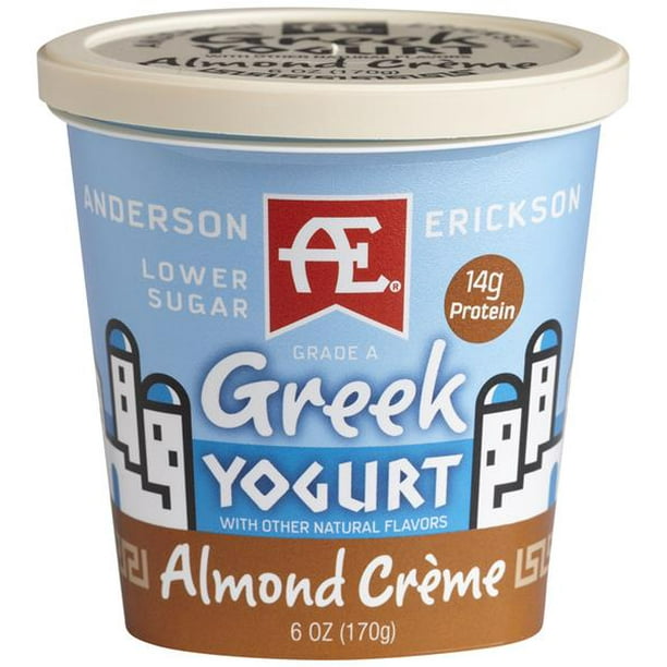 Anderson Erickson Almond Creme Greek Yogurt 6 Oz Walmart Com