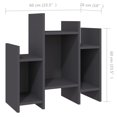 thumbnail image 4 of vidaXL Side Cabinet Grey 60x26x60 cm Engineered Wood, 4 of 4