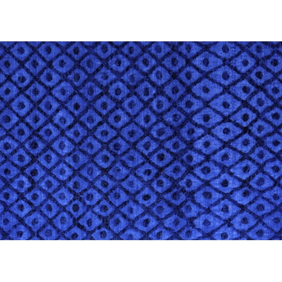 Ahgly Company Indoor Rectangle Abstract Purple Modern Area Rugs, 2' x 4'