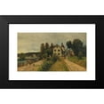 thumbnail image 2 of Anton Hlavacek 14x10 Black Modern Framed Museum Art Print Titled - Castle in Velden on Worthersee, 2 of 5