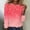 Red, variant on Aobny Women's Streetwear Blouse Pink Sparkly Trendy Clothes Long Sleeve Crew Neck Adults Shirts