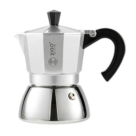 

Zigo High Quality Espresso Coffee Pots Cups Stainless Steel Moka Pot