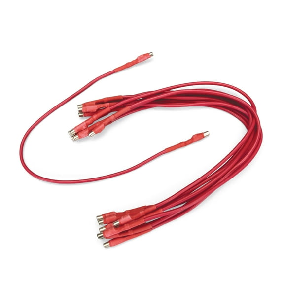 Red Magnetic Leads, 11-3/4", Pack Of 10