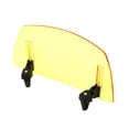 thumbnail image 2 of Parabrisas de motocicleta genérico de 7 x 11,5 pulgadas, multifuncional, elegante y resistente al viento. Amarillo, 2 of 9