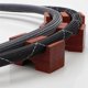 thumbnail image 3 of HiFi Rose Wood Wire Bracket Line Support Cable Stand Holder Trestle Anti-Shock Shock Foot Pad Feet Pads, 3 of 5