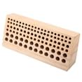thumbnail image 4 of Estante De Madera Para Herramientas Artesanales De Cuero, Soporte De Perforación De Madera Con 98 Agujeros, 4 of 8