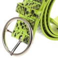 thumbnail image 3 of Miangastore Ceinture de Jeans pour Femmes Ceinture de Robe pour Femmes Ceinture à Imprimé Peau de Serpent Ceinture pour Femmes Ceinture Fantaisie Ceinture de Taille avec Boucle Ronde Ceinture de Taille à la Mode, 3 of 8