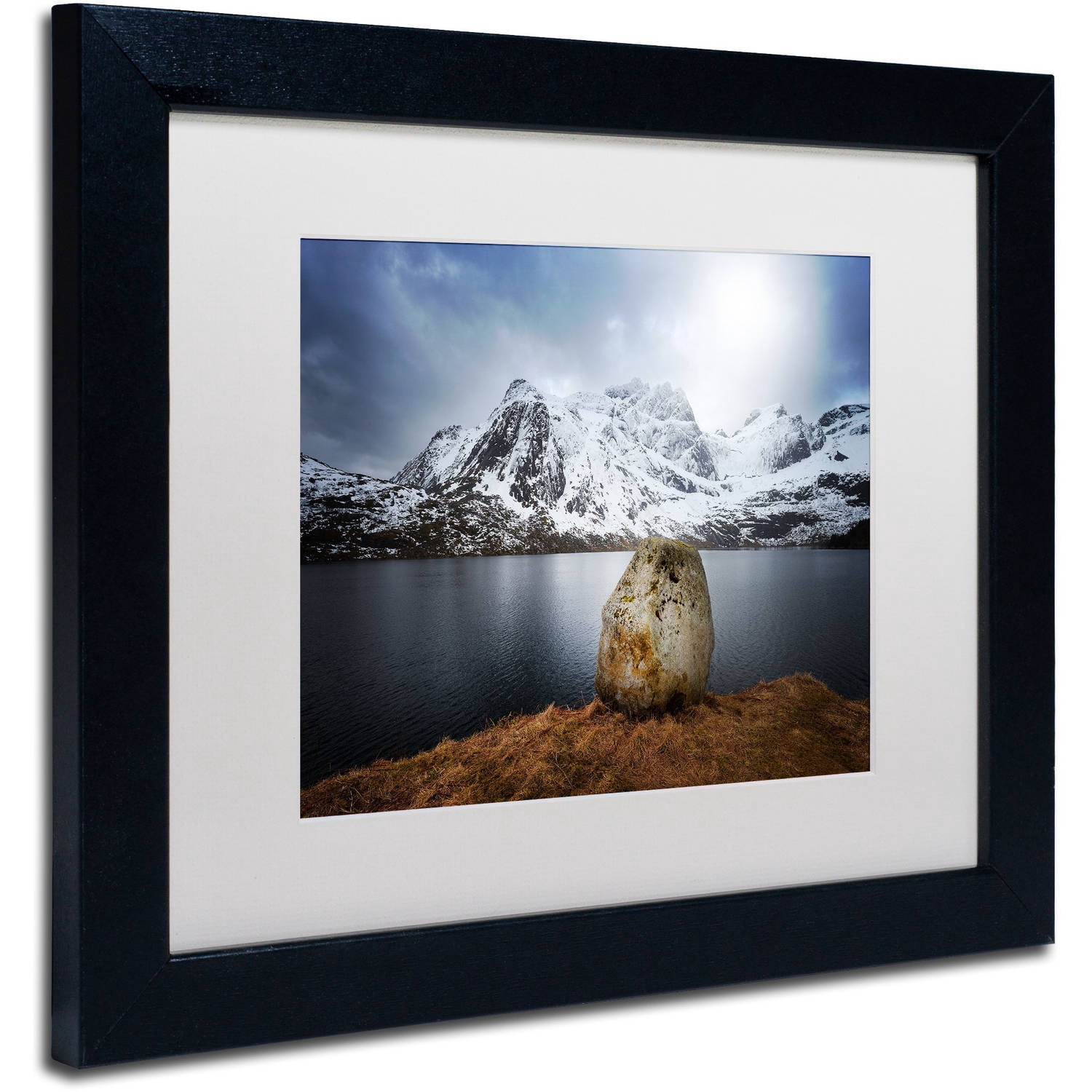 Trademark Fine Art "Spaceways Theme" Canvas Art by Philippe Sainte-Laudy, White Matte, Black Frame