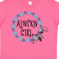 thumbnail image 4 of Inktastic Alaska Girl Forget-me-not Flower Girls Toddler T-Shirt, 4 of 5