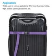 thumbnail image 5 of Uxcell 1.5m Adjustable with Quick Release Buckle Luggage Straps, Purple 3 Pack, 5 of 5