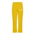 thumbnail image 4 of Baggy Sweatpants Men Straight Leg Trendy Newyork Letter Printed Trousers Open Bottom Athletic Joggers For Men With Pockets, 4 of 5
