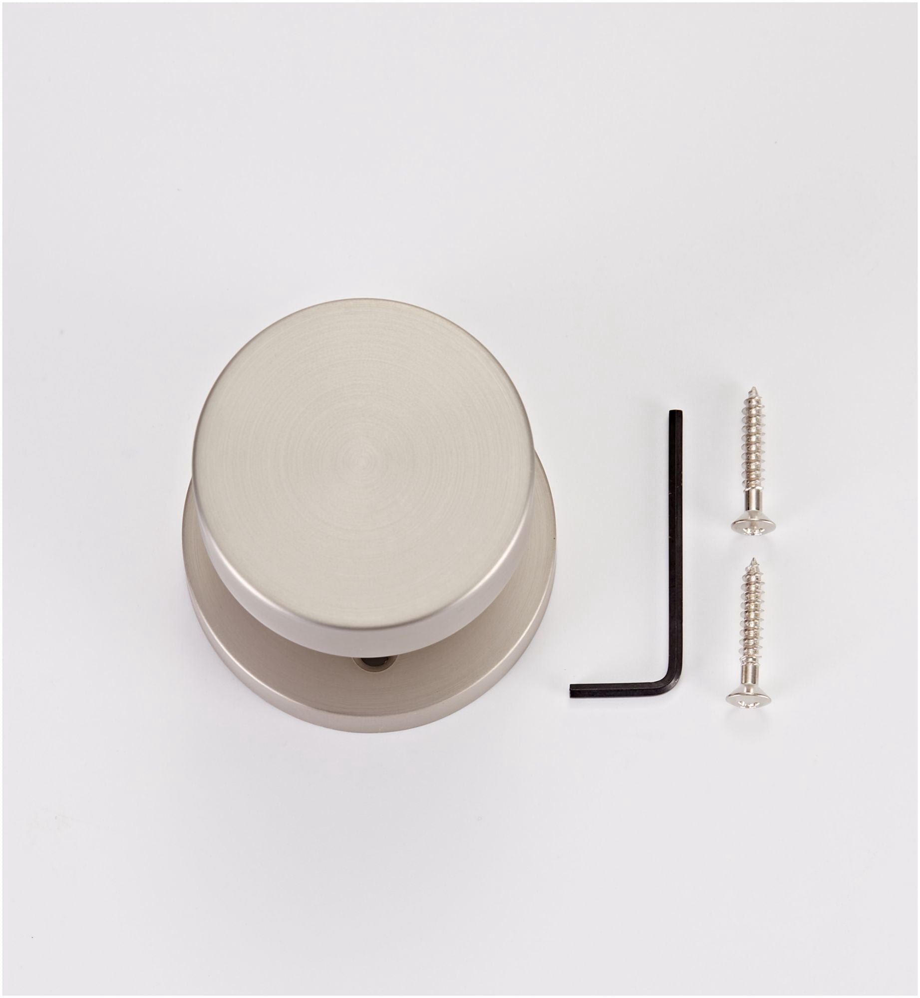 Sure-Loc ZH100-RD SB Zurich Non-Turning One-Sided Dummy Door Knob - Brass