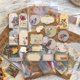 thumbnail image 5 of Pegatinas Decorativas 40 unids/pack bronceado etiqueta pegatinas manual bronceado sello pegatinas suministros de arte Sywqhk Libre de BPA, 5 of 8
