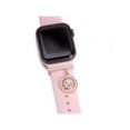 thumbnail image 4 of 1pc Golden Twinkling Round Charm Pendant For Smart Watch Silicone Strap Decorative Ring, 4 of 5