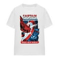 thumbnail image 1 of Captain America : Brave New World T-Shirt Adulte Rouge Hulk Punch, 1 of 6