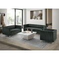 thumbnail image 3 of Home Design Gavin Velvet Square Arm Chair with Plush Cushions and Modern Upholstery, Durable Frame for Living Room, Contemporary Gray Design, 3 of 8