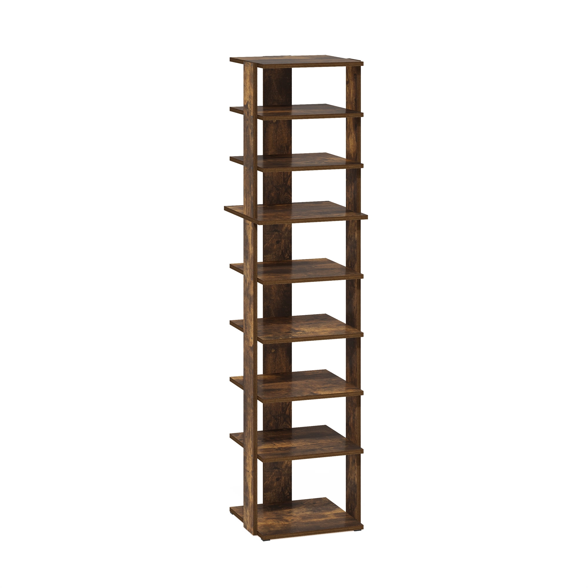 Furinno Compact 9-Tier Vertical Space Saving Free Standing Shoe