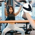 thumbnail image 1 of EXHUMKY 1Set Hanging Ab Strap Abdominal Trainer Machine Black Nylon For Personal Use, 1 of 5