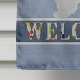 thumbnail image 4 of Carolines Treasures BB5536CHF Polish Lowland Sheepdog Dog Welcome Flag Canvas House Size  Large multicolor, 4 of 4