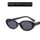 thumbnail image 5 of Gafas de sol ovaladas de montura pequeña para mujer, de estilo retro, populares en la calle, con cara pequeña, para hombre, 5 of 5
