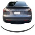 thumbnail image 2 of Ikon Motorsports Rear Trunk Spoiler for 2020-2025 Tesla Model Y OE Style ABS Matte Black Tail Lip Wing, 2 of 7