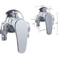 thumbnail image 4 of Ergonomically Designed Handle For Hot And Cold Water Mixer, Wall Mounted Shower Faucet Ensures Smooth Water Flow And Is Made Of High Quality Copper, Chrome Plating Provides Durability, 4 of 5