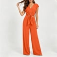 thumbnail image 4 of gbyLJF Womens 2 Piece Outfits Sleeveless Tank Top High Waisted Wide Leg Pant Loungewear Sets Summer Casual Tracksuit, 4 of 6