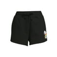 thumbnail image 5 of Peanuts Snoopy Juniors’ Rainbow Heart Graphic Print Shorts, 5 of 5