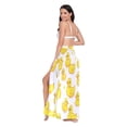 thumbnail image 3 of FORMRS Womens Beach Sarong Semi-Sheer Bikini Wrap Skirt Swimsuit Cover-ups, Yellow Rubber Ducks, 3 of 7