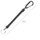 thumbnail image 2 of Naiovety Alicates seguros para acampar, cuerda, agarres de labios para pesca, aparejos, accesorio de pesca, 2 uds. Pescar negro, 2 of 5