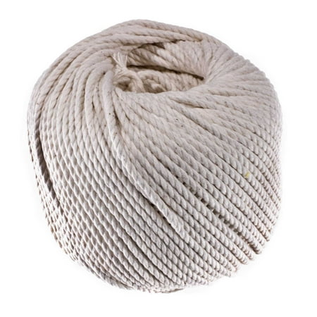 West Coast Paracord Macrame Cord - 100% All-Natural Cotton Twine - Many Size and Length Options - Cotton Cord is Ideal for Gardening, Cooking, Crafting, and (Best Size Rope For Macrame)