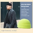 thumbnail image 3 of Qarigey Sombrero de hilo de punto de invierno Gorras de cabeza corta de moda casual Hombres Mujeres Sombreros Patinaje Snowboard Camping Type3 NO3, 3 of 6
