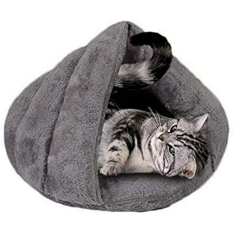 Pure Comfort Gray Plush Crate Pet Bed