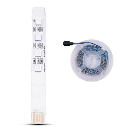 

1111Fourone RGB Strip Light APP Remote Control Colorful Bluetooth-compatible Infrared Smart Dimmable Backdrop LED String Wireless Controller Set 6