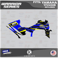 thumbnail image 3 of Kalair GFX Graphics Kit for Yamaha ATV YFZ 450R (2014-2023) Warrior Series, 3 of 5